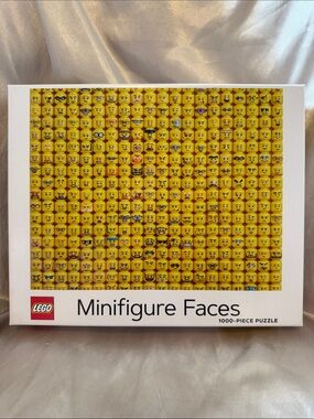 Lego Yellow Minifigure Faces 1000 piece puzzle.